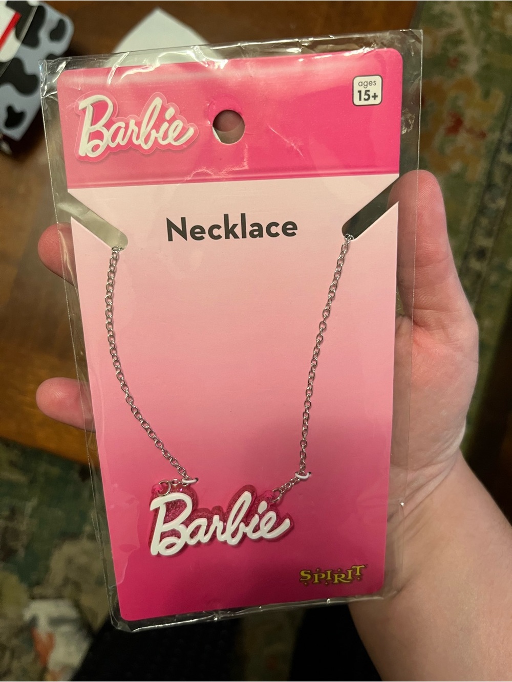 Barbie Pink Logo Necklace